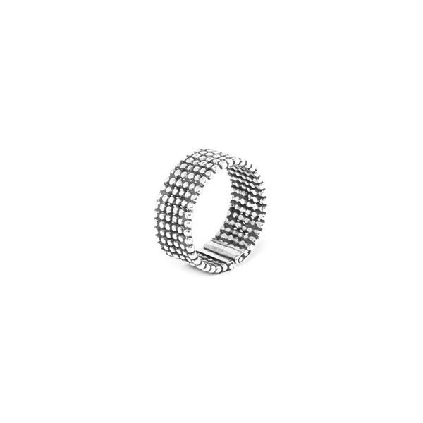 Кольцо ORI TAO, Trocadero, незамкнутое, в стиле ар-деко, OT22.1-19-29907 (серебристый)